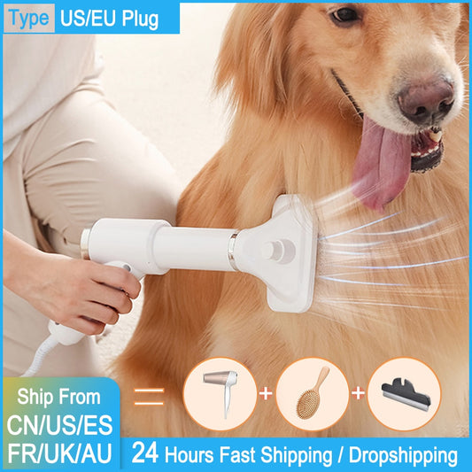 Portable 2-in-1 Dog Hair Dryer