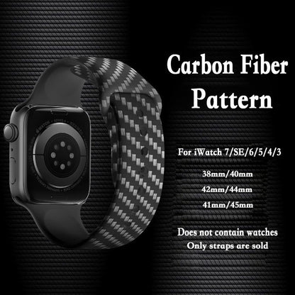 Carbon Fiber Strap For Apple Watches